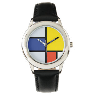Montre Composition A de Piet Mondrian - Art Moderne Abstr