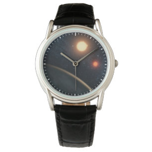 Montre Concept de l'artiste illustrant Kepler-16b.