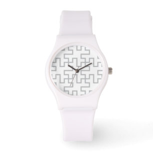Montre Conception abstraite géométrique de plancher