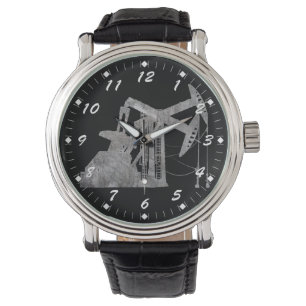 Montre Conception affligée de gisement de pétrole en