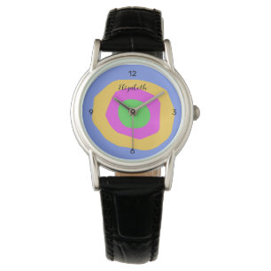 Montre Conception contemporaine Coloré Personnaliser