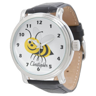 Montre Conception d'abeille personnalisée