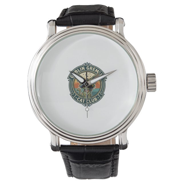 Montre Conception de chat mignon de lutin gremlin - Gobel (devant)