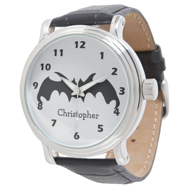 Montre Conception de chauve-souris (Incliné)
