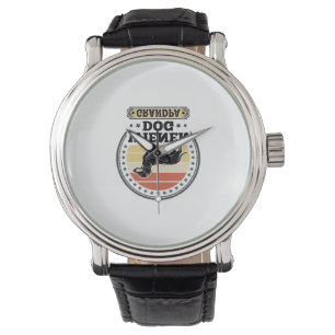 Montre Conception de chemise de grand-père teckel chien d