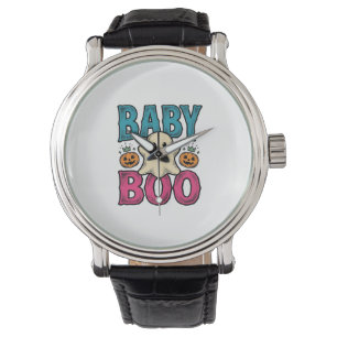 Montre Conception de chemise fantôme Halloween vintage Ba