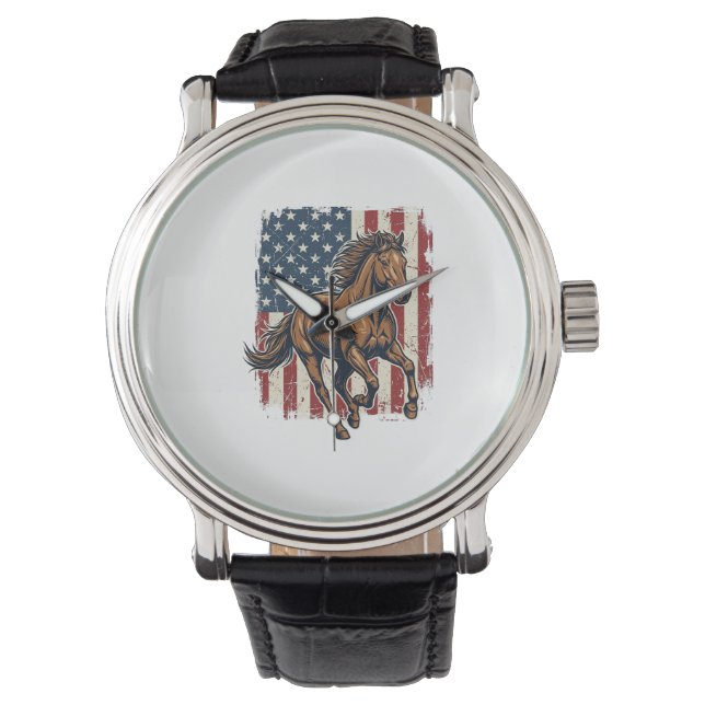 Montre Conception de chemise vectorielle de drapeau de ch (devant)