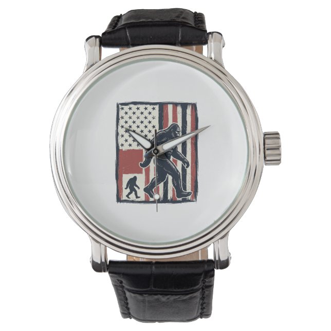 Montre Conception de chemise vectorielle de drapeau de cr (devant)