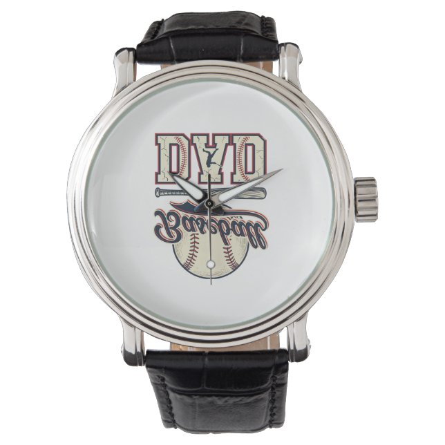 Montre Conception de chemise vectorielle Vintage Baseball (devant)