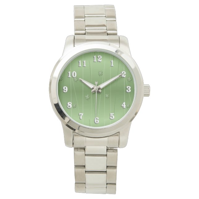 Montre Conception de Clover Irlandais (devant)