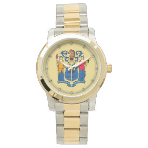 Montre Conception de drapeau de l'État du New Jersey