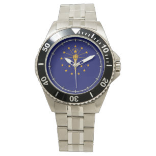 Montre Conception de drapeau d'état de l'Indiana