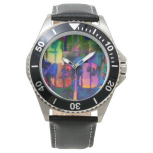 Montre Conception de guitare Abstraite
