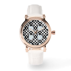 Montre Conception De Pansons Noir Et Blanc,