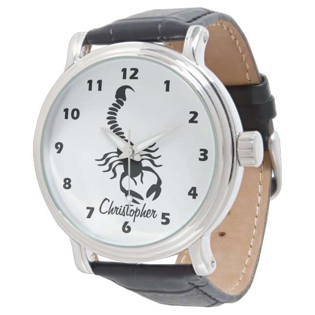 Montre Conception de scorpion personnalisée (Incliné)