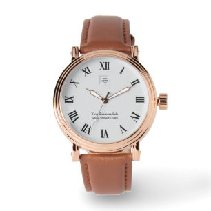Montre Conception de style d'identité d'entreprise minima