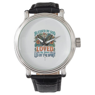 Montre Conception de T-Shirt Chrétien Papillon Bénis_1