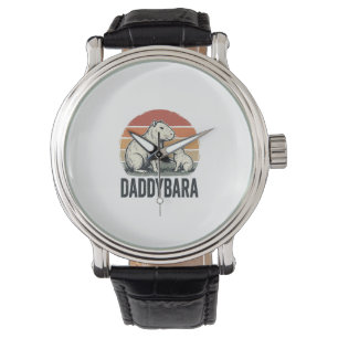Montre Conception de T-shirt Daddybara Capybara Vintage S