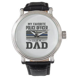 Montre Conception de T-shirt de drapeau vintage de papa o