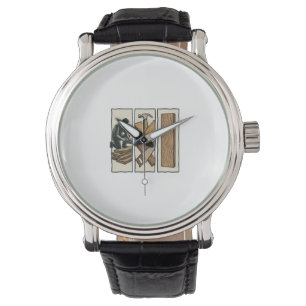 Montre Conception de T-Shirt de gravure d'outils de menui