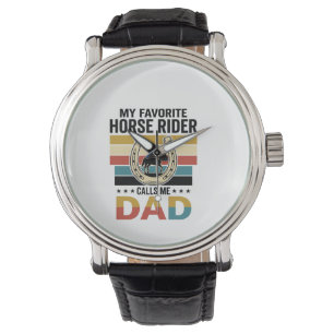 Montre Conception de t-shirt Mon cavalier de cheval préfé