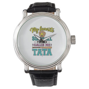 Montre Conception de T-shirt Mon Joueur de Softball Favor