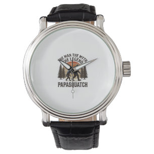 Montre Conception de t-shirt Papa Squatch Vintage Bigfoot
