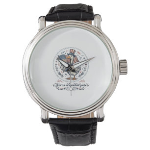 Montre Conception de T-shirt Patriotique Vintage Independ