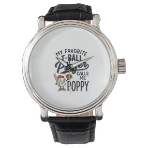 Montre Conception de t-shirt Poppy Mon joueur préféré de