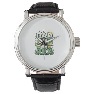 Montre Conception de t-shirt pour papa du 2 Rex dinosaure