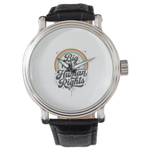 Montre Conception de T-Shirt Vectoriel Rétro Arc-en-Ciel
