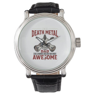 Montre Conception de t-shirt vintage crâne de papa Death