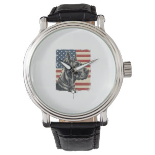 Montre Conception de vecteur de drapeau patriotique Grand