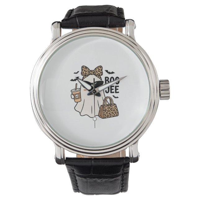 Montre Conception de vecteur de noeud de léopard de fantô (devant)
