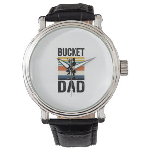 Montre Conception de vecteur de père de baseball rétro de