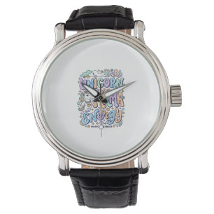 Montre Conception de vecteur Kawaii d'énergie de maman de
