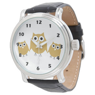 Montre Conception des hiboux