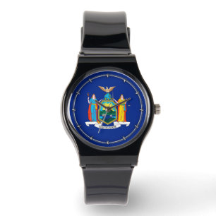 Montre Conception du drapeau de l'État de New York