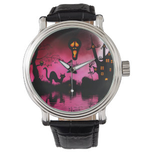 Montre Conception éffrayante et drôle d'halloween