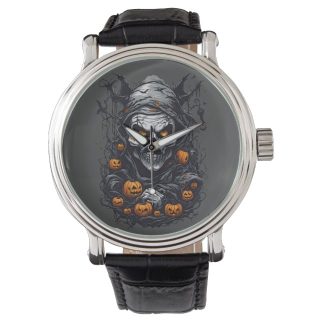 Montre Conception Halloween effrayante (devant)