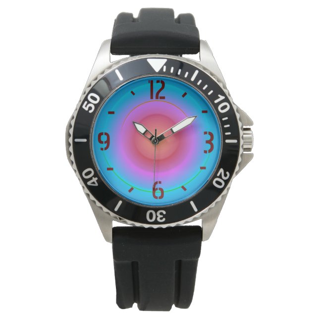 Montre Conception multicolore éclairée>Montres pour homme (devant)