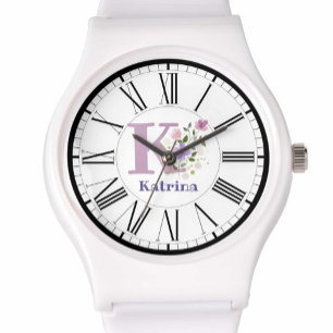 Montre Conception numérique romaine avec affichage initia
