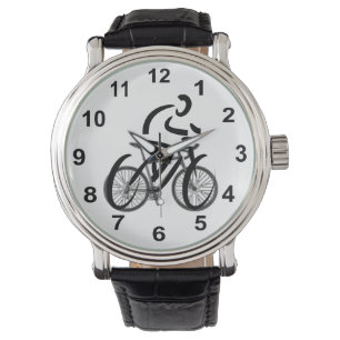 Montre Conception orientée de bicyclette de cycliste