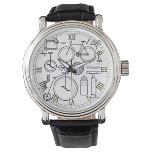 Montre Conception orientée de recyclage de bicyclette