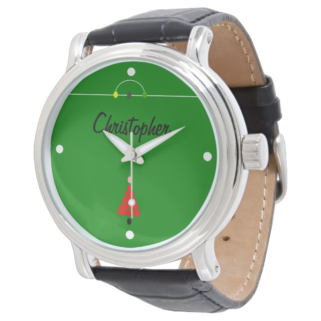 Montre Conception personnalisée de Snooker (Incliné)