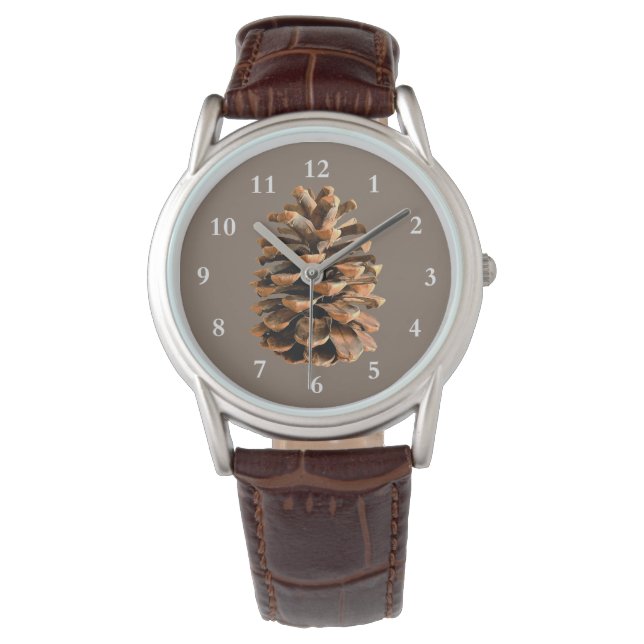 Montre Cône de pin (devant)