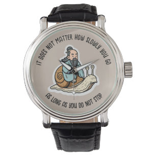 Montre Confucius et l'escargot