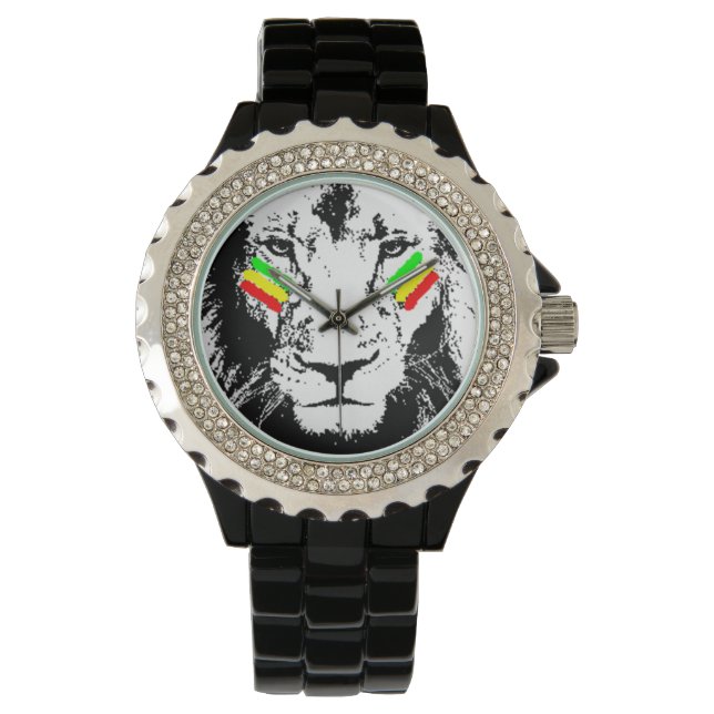 Montre Conquérir Lion Rasta Watch (devant)