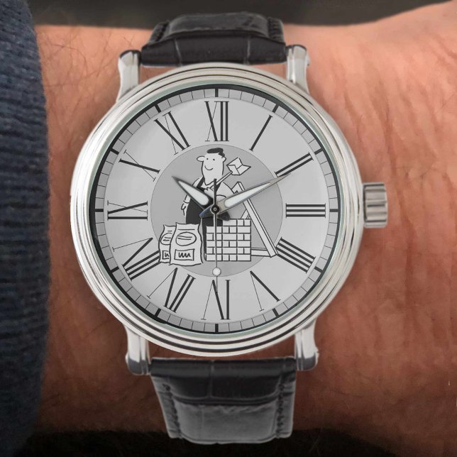 Montre Constructeur avec des matériaux de construction su (Créateur téléchargé)