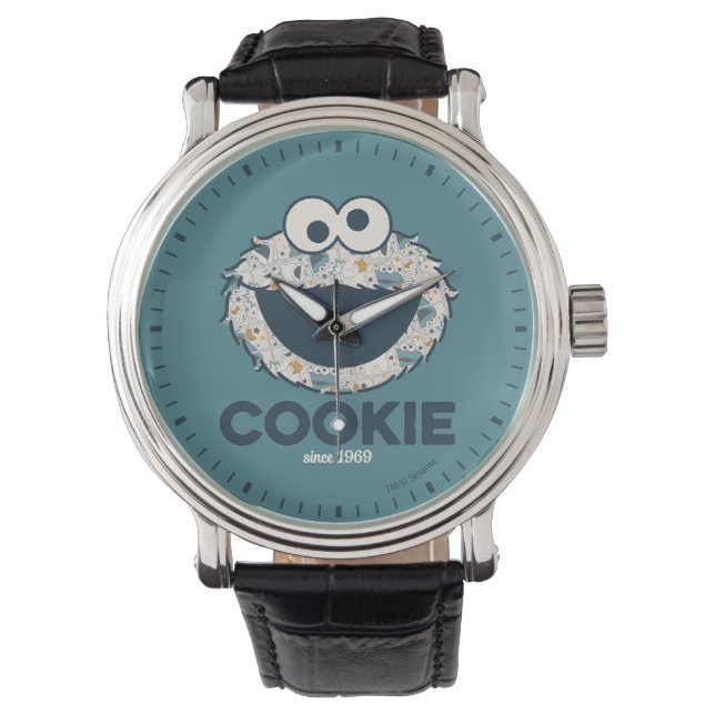 Montre Cookie Monster | Cookie depuis 1969 (devant)